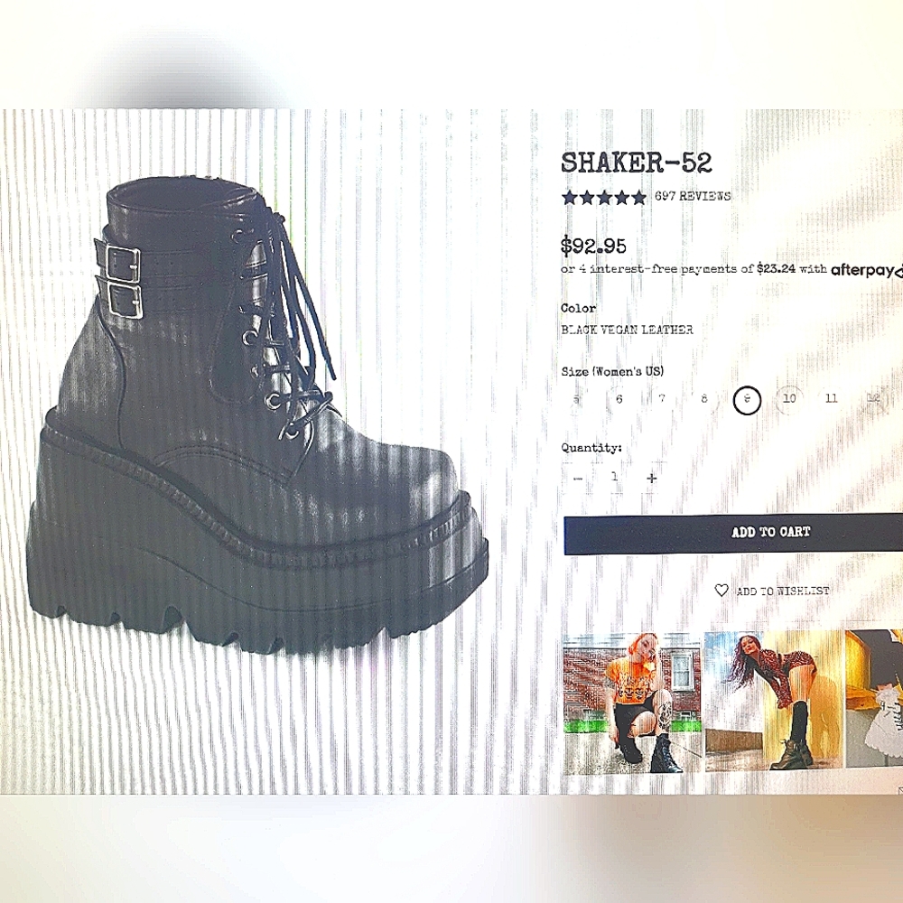 Demonia, Shaker-52  size 9